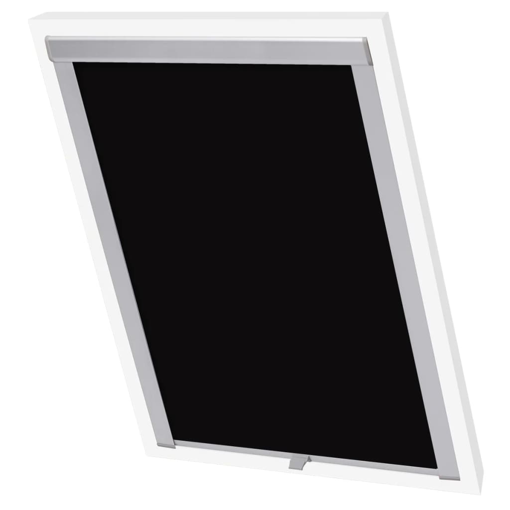 Opaque roller blind, black, FK06
