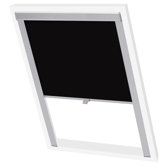 Opaque roller blind, black, PK08