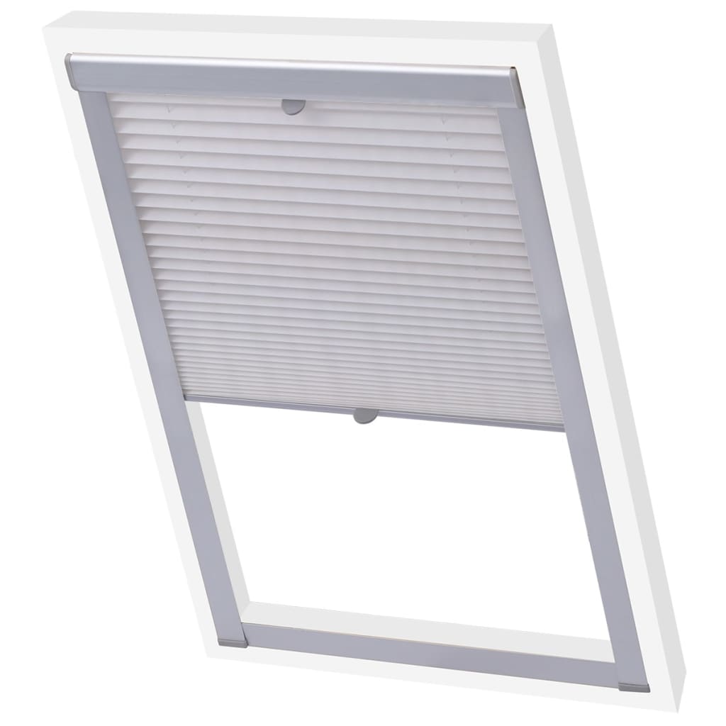 Pleated blinds, white, CK04