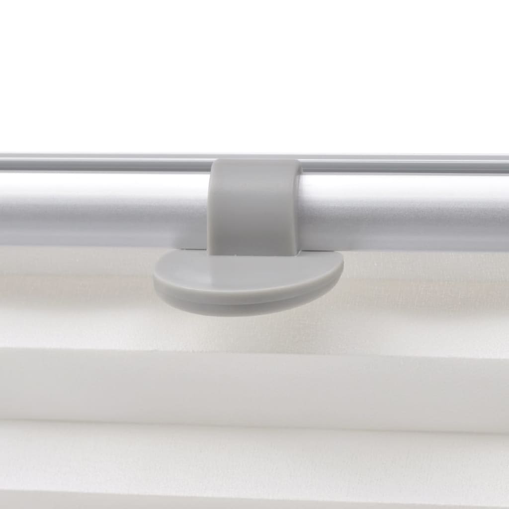 Pleated blind, white, PK06