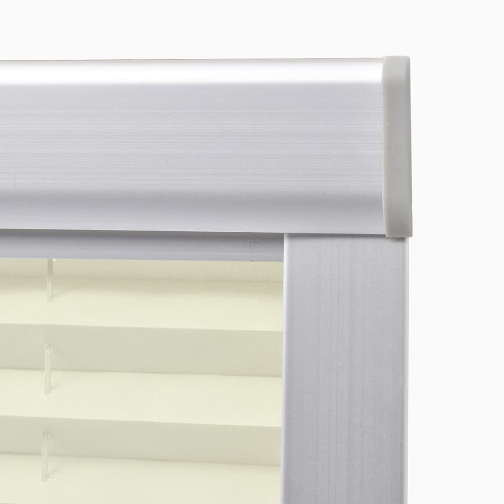 Pleated blind, cream, CK04