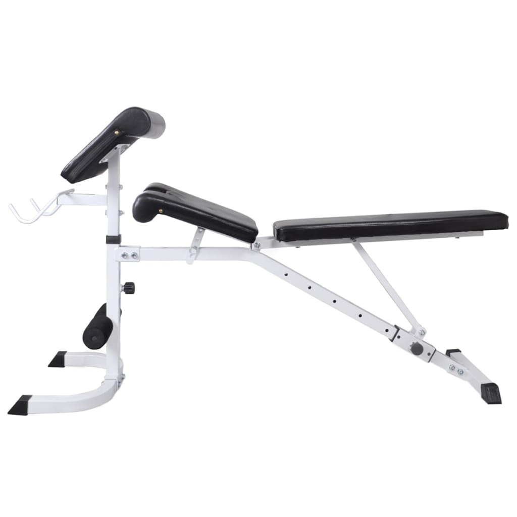Rastel weight training bench, barbell/dumbbell set, 60.5kg