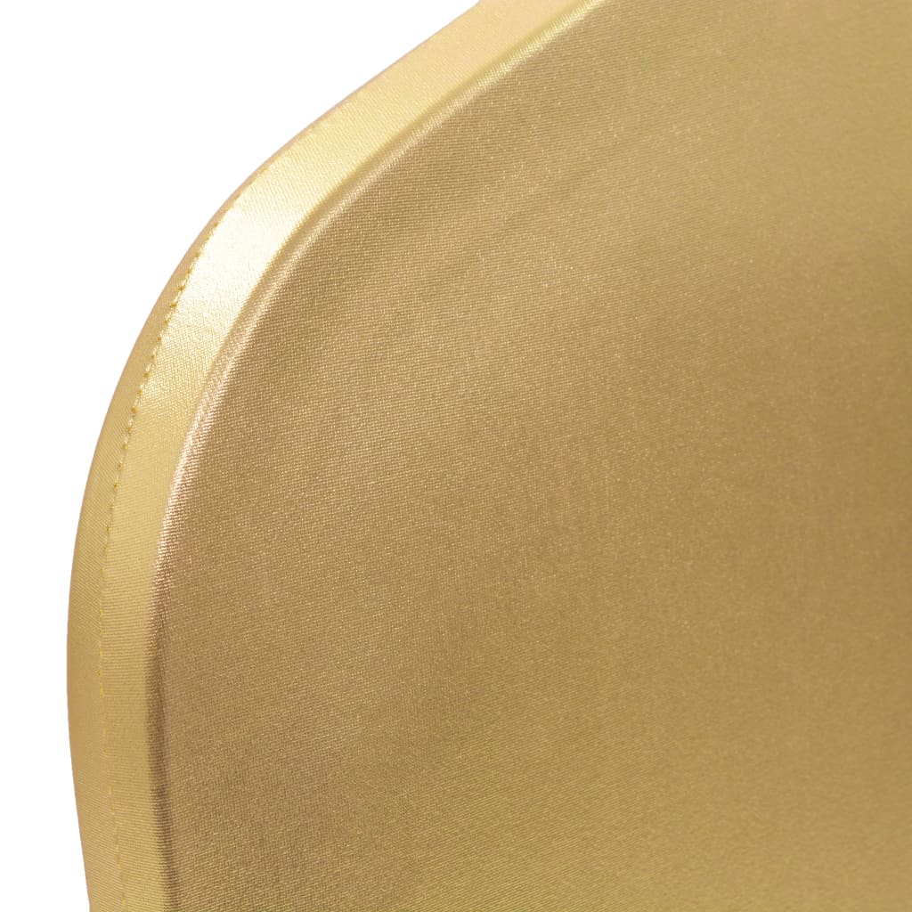 Elastic seat covers, 6 pcs., gold