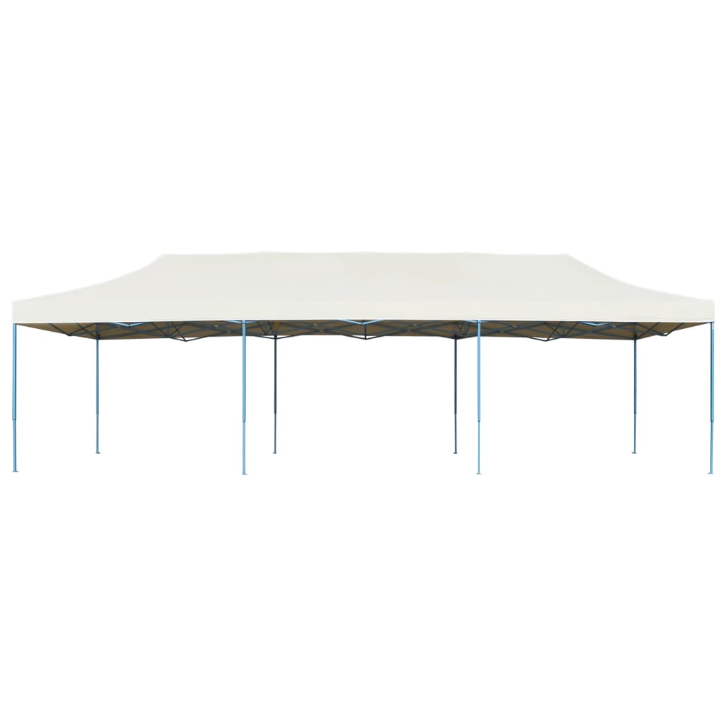Cort de petrecere pliabil, crem, 3 x 9 m