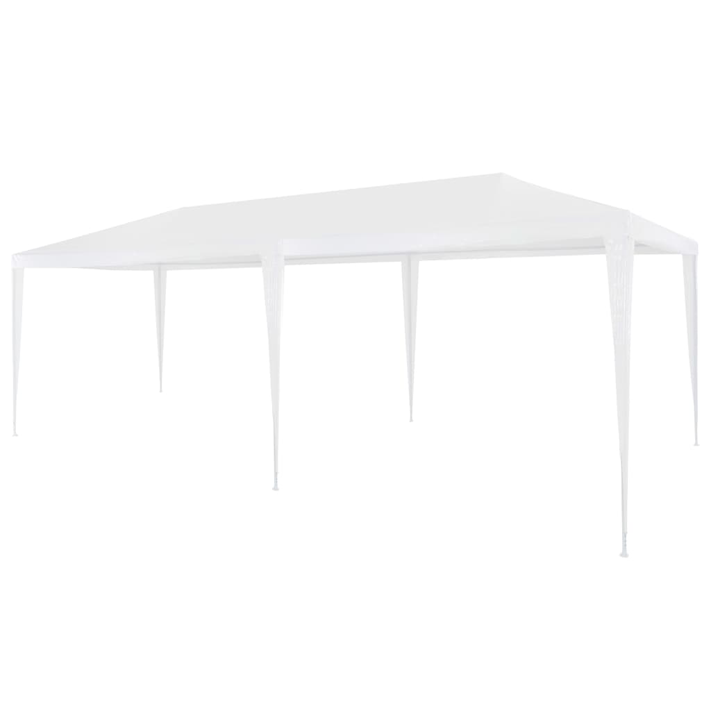 Cort de petrecere, alb, 3 x 6 m, PE