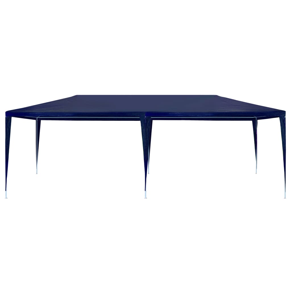 Cort de petrecere, albastru, 3 x 6 m, PE