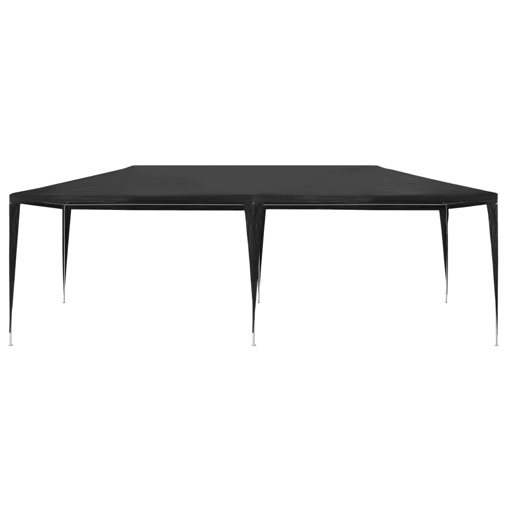 Cort de petrecere, antracit, 3 x 6 m, PE