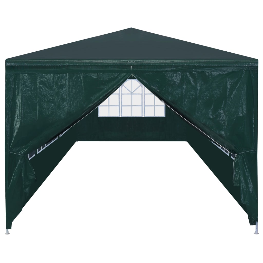 Cort de petrecere, verde, 3 x 9 m