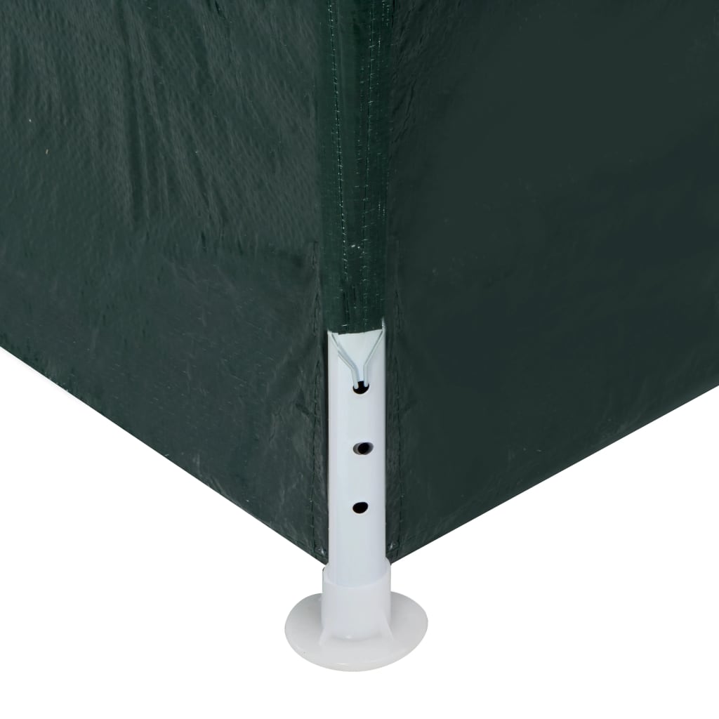 Cort de petrecere, verde, 3 x 9 m