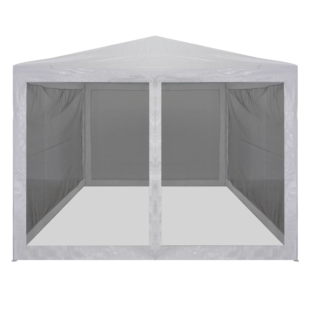Cort de petrecere cu 4 pereți din plasă, 4 x 3 m