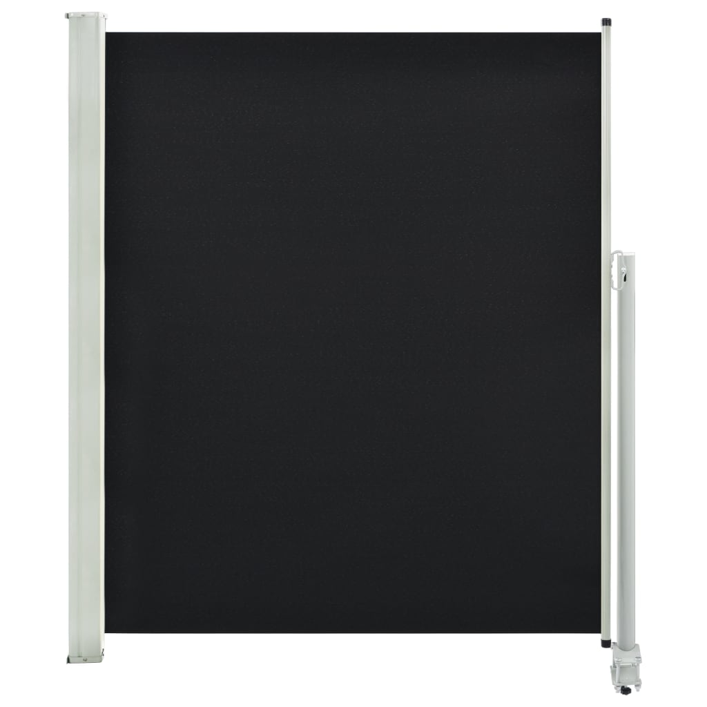Copertină laterală retractabilă, negru, 160 x 300 cm