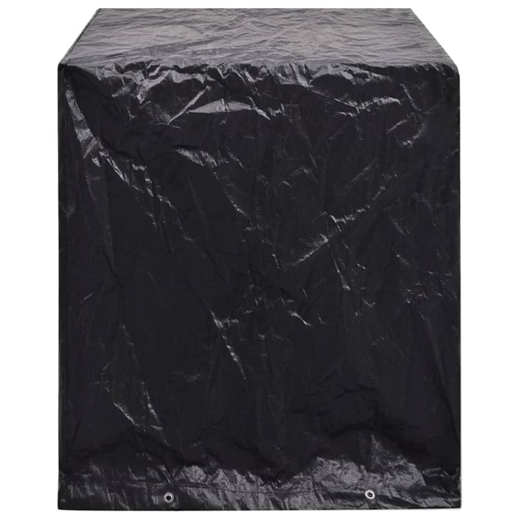 Garden furniture cover, tennis table, 2 pcs, 8 meshes, 160x55x182 cm