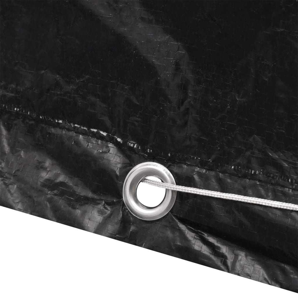 Garden furniture cover, tennis table, 2 pcs, 8 meshes, 160x55x182 cm