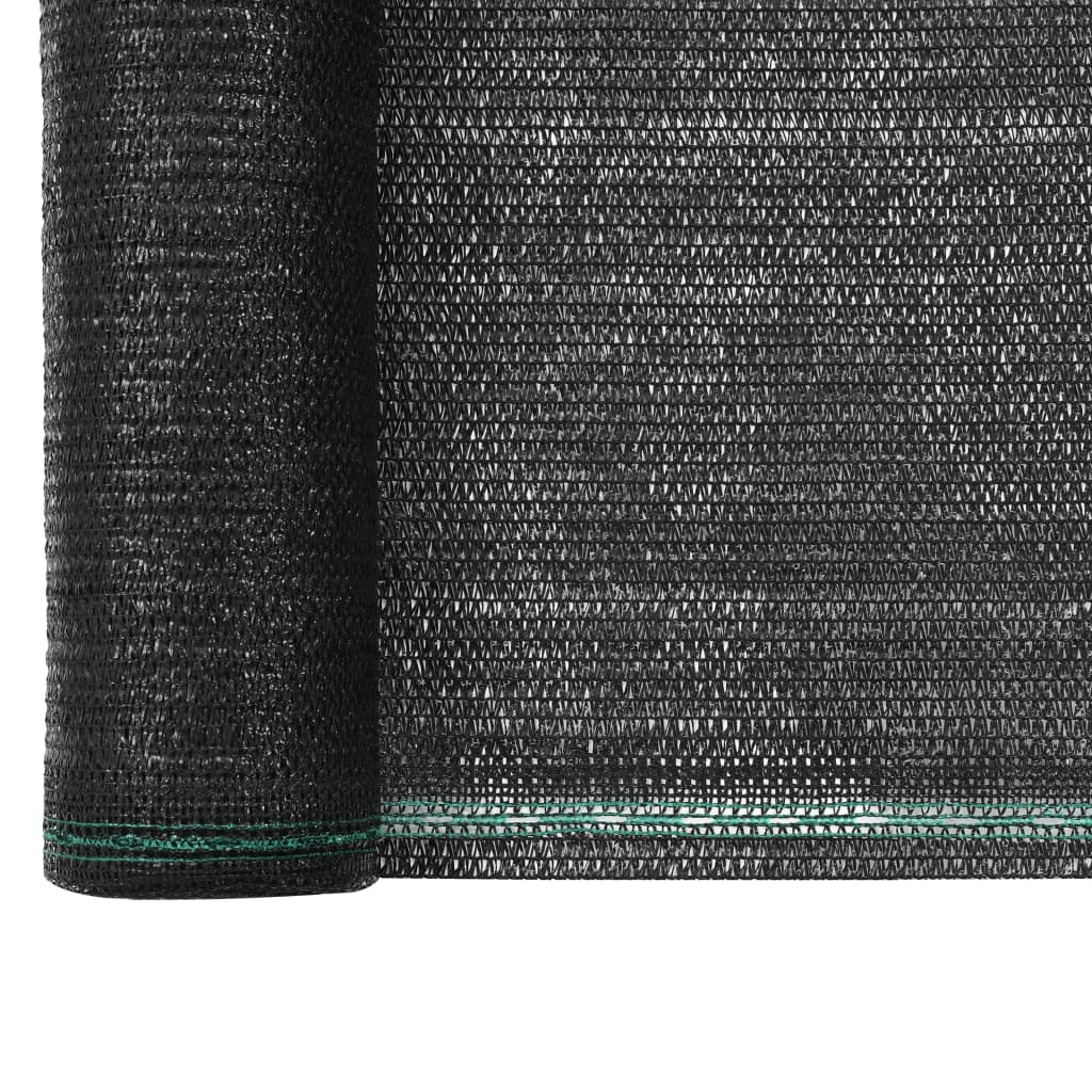 Tennis court net, black, 1x25 m, HDPE