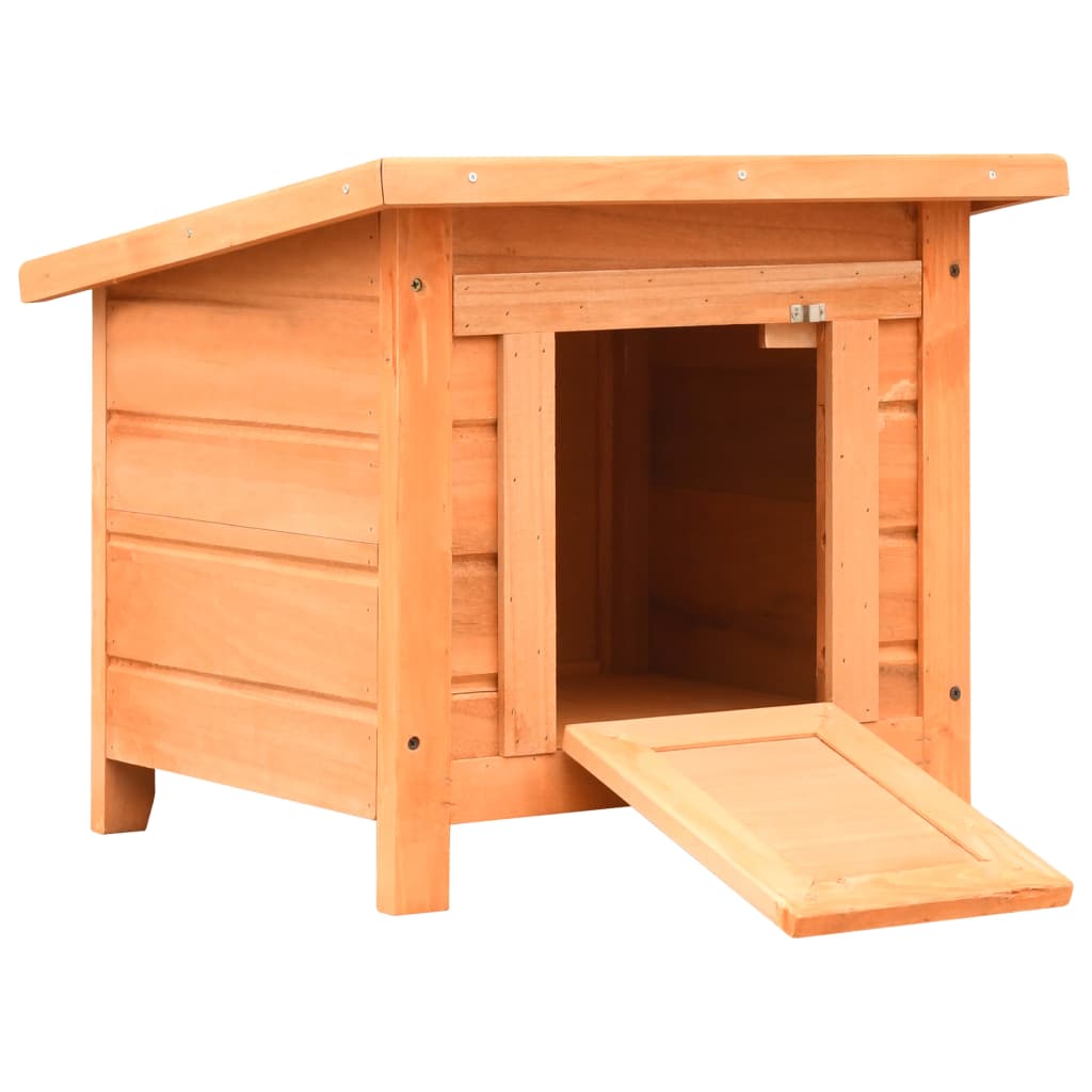 Cat house, 50x46x43.5 cm, solid pine and fir wood