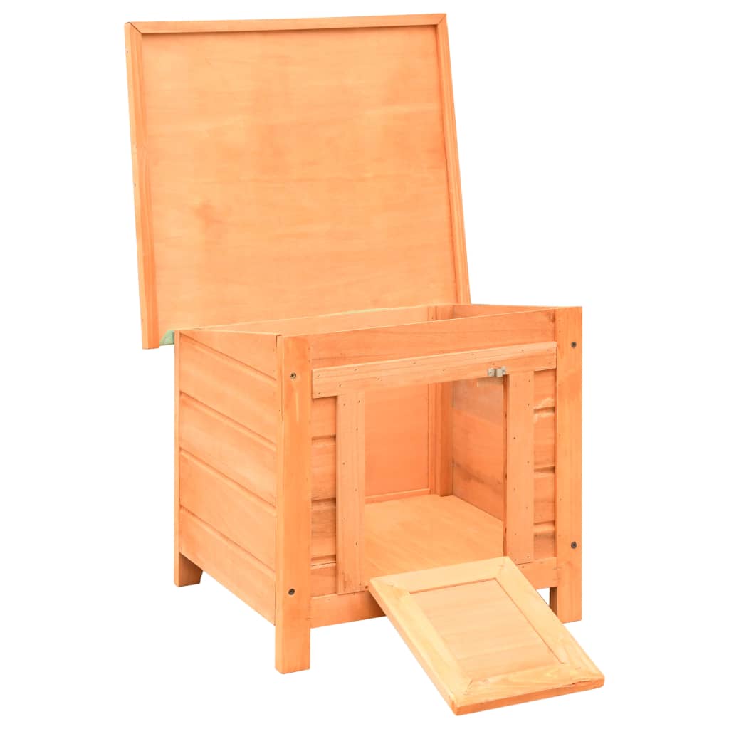 Cat house, 50x46x43.5 cm, solid pine and fir wood