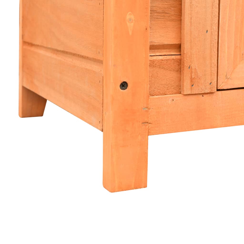 Cat house, 50x46x43.5 cm, solid pine and fir wood