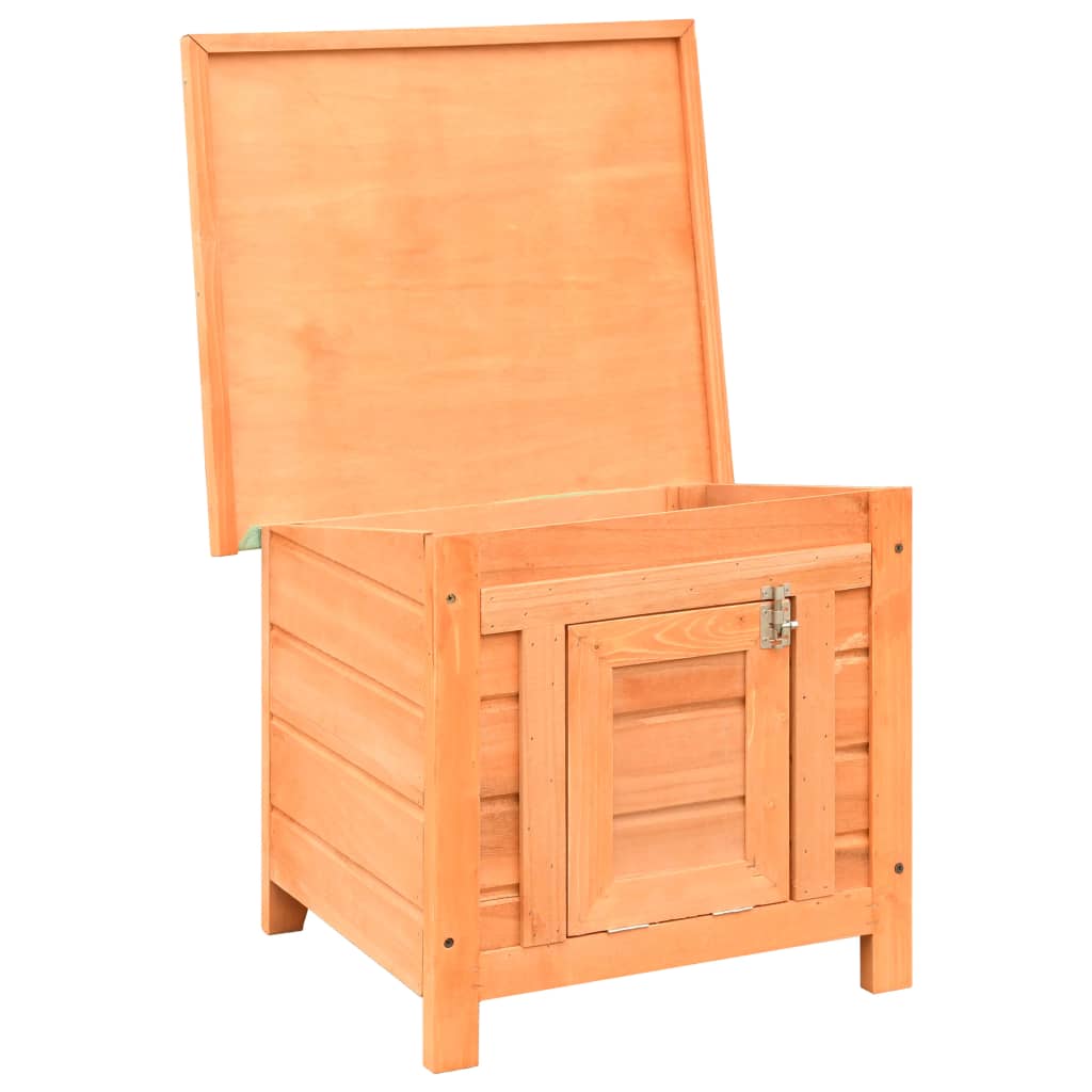 Cat house, 50x46x43.5 cm, solid pine and fir wood