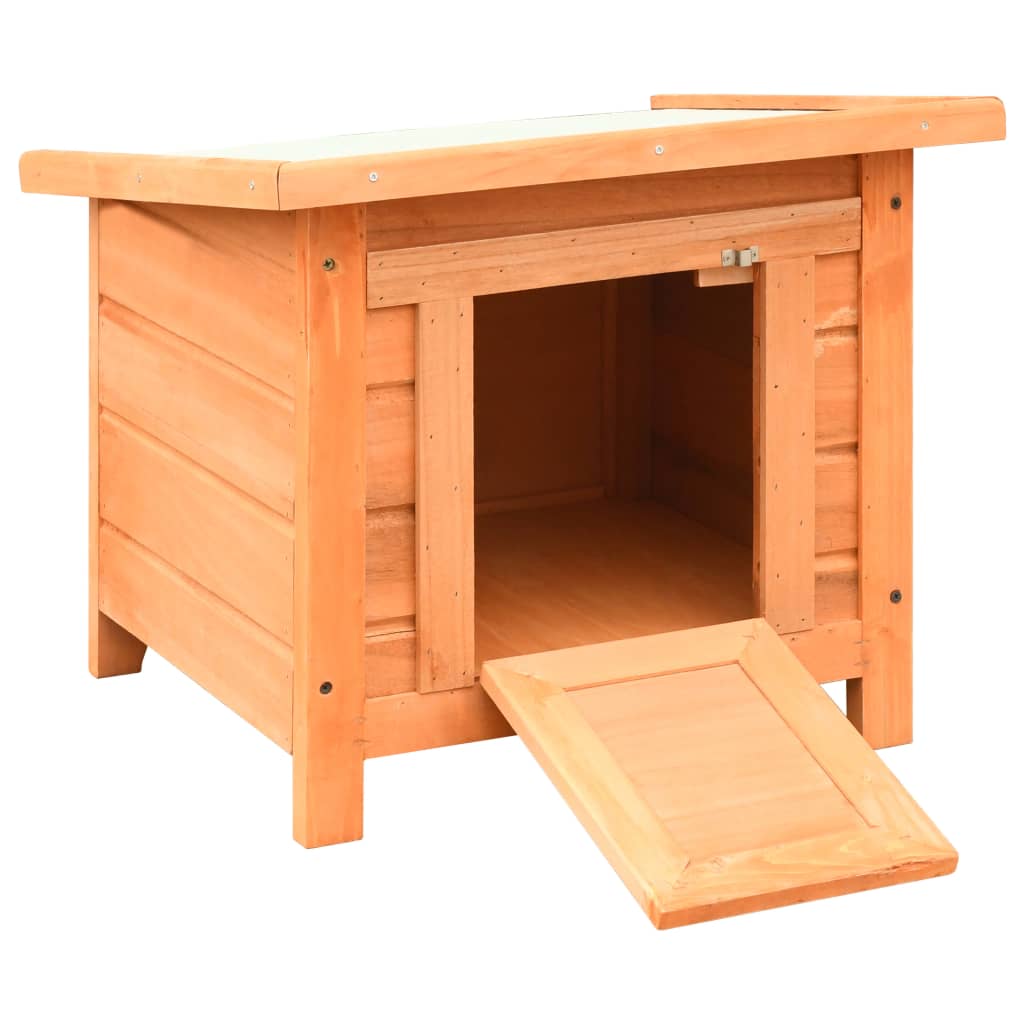 Cat house, 50x46x43.5 cm, solid pine and fir wood