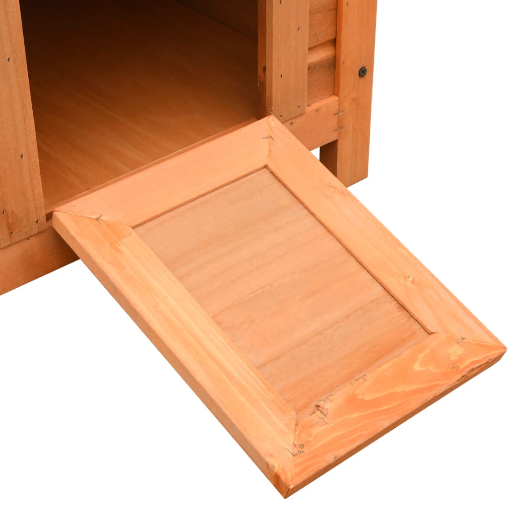 Cat house, 50x46x43.5 cm, solid pine and fir wood