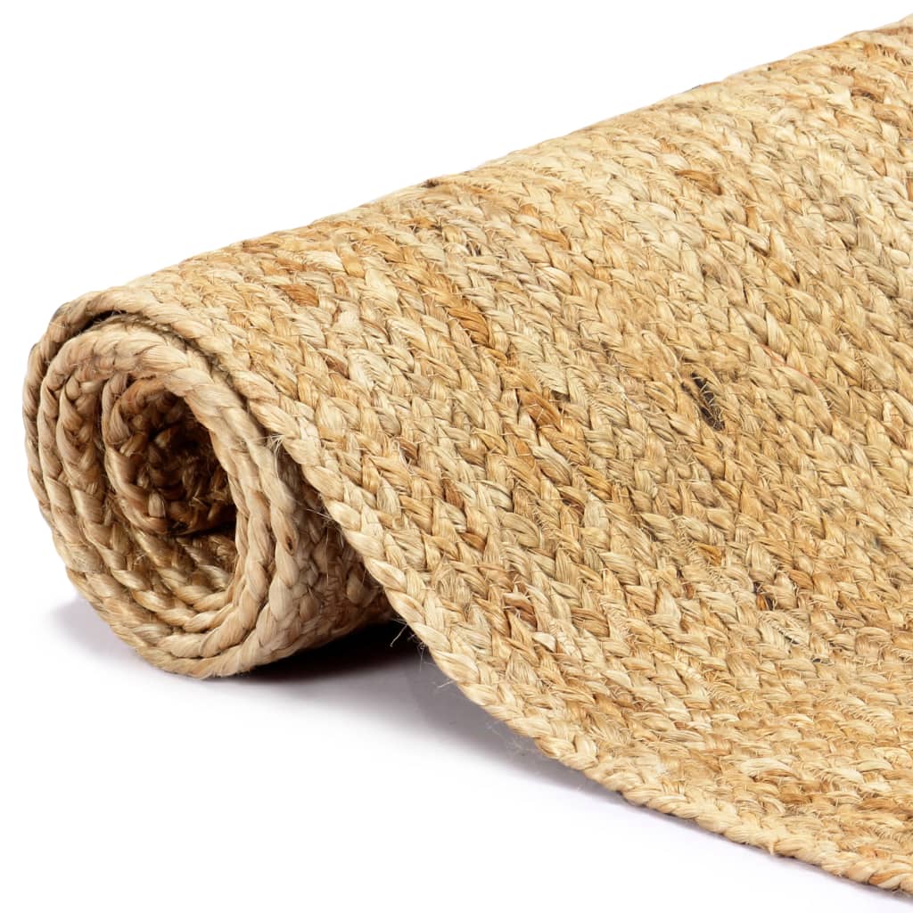 Handmade rug, natural, 120 x 180 cm, jute