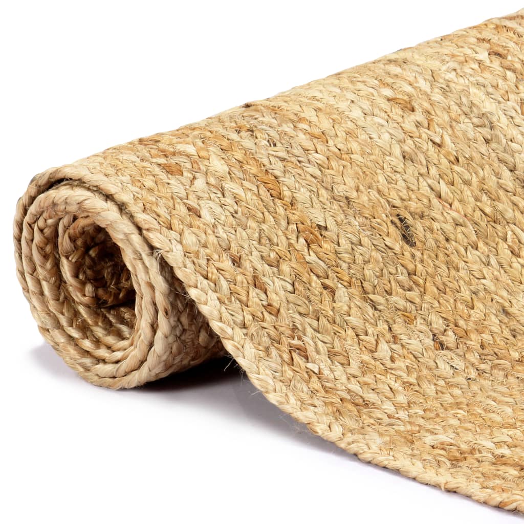 Handmade rug, natural, 160 x 230 cm, jute