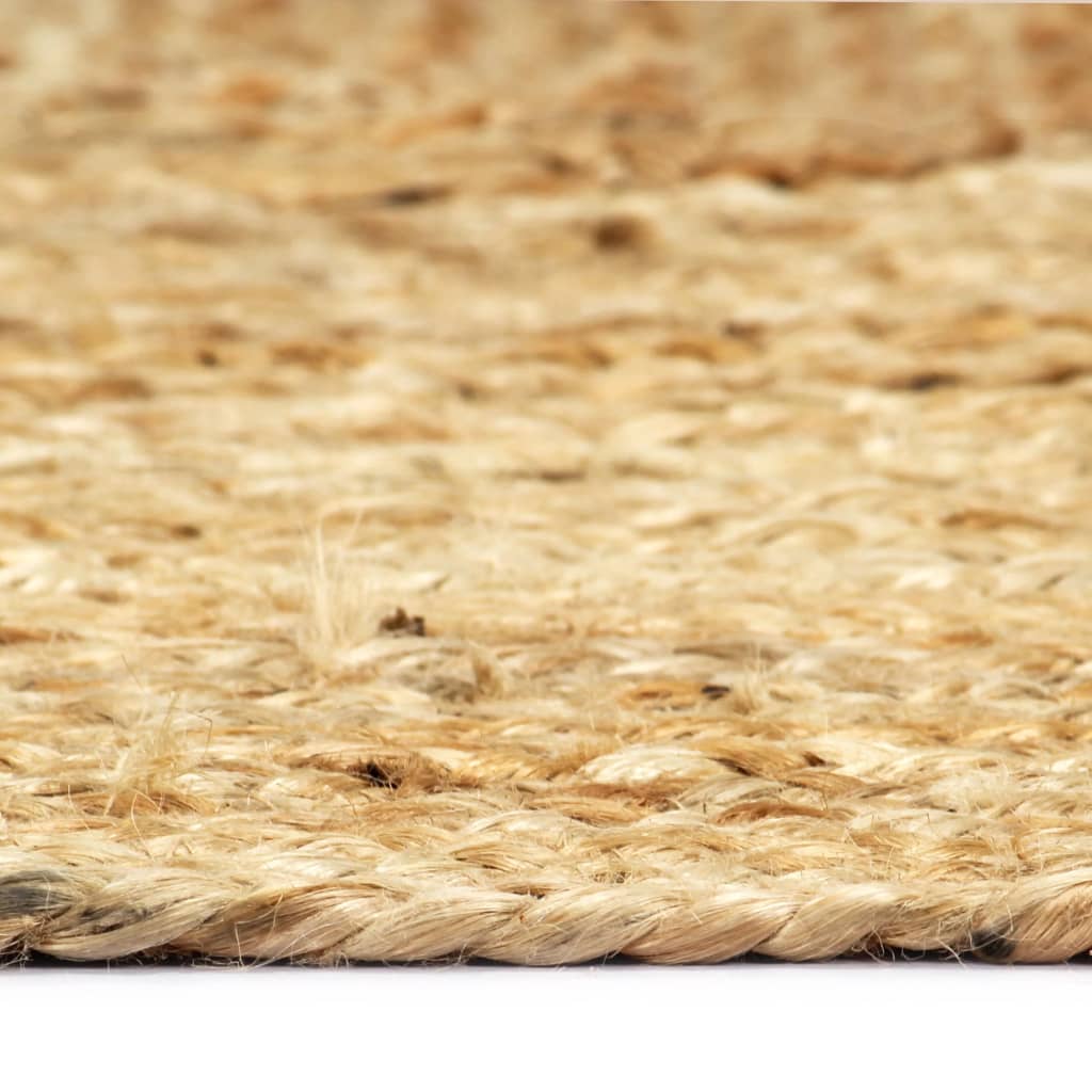Handmade rug, natural, 160 x 230 cm, jute