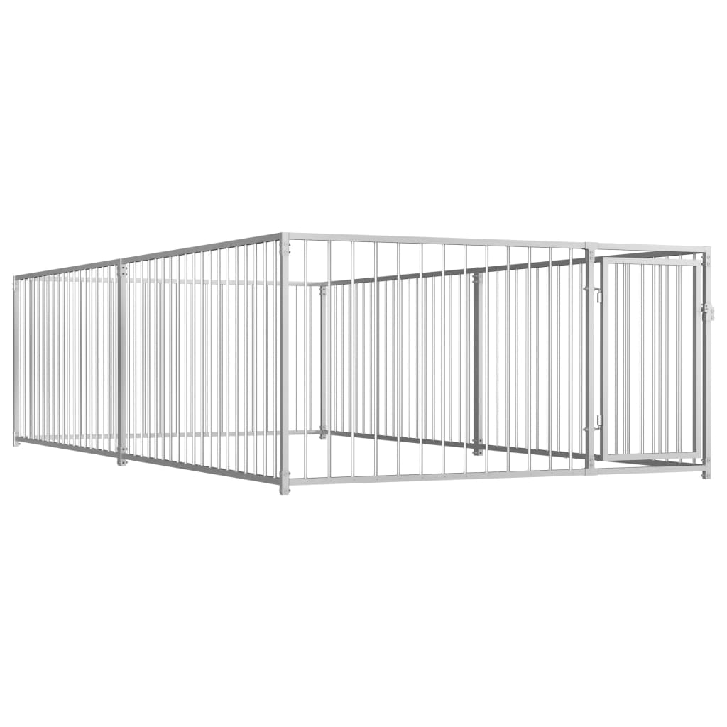 Outdoor dog paddock, 200 x 400 x 100 cm