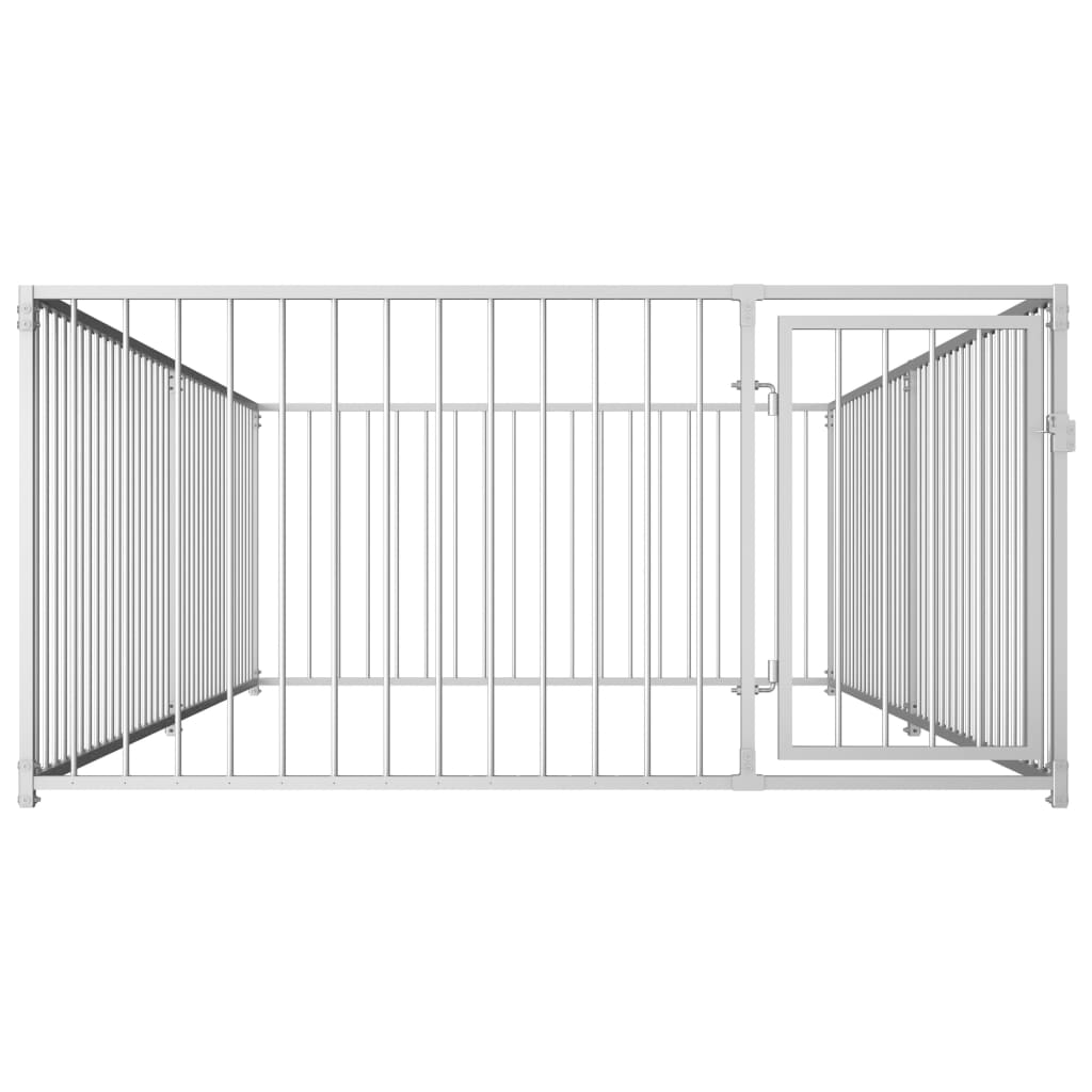 Outdoor dog paddock, 200 x 400 x 100 cm