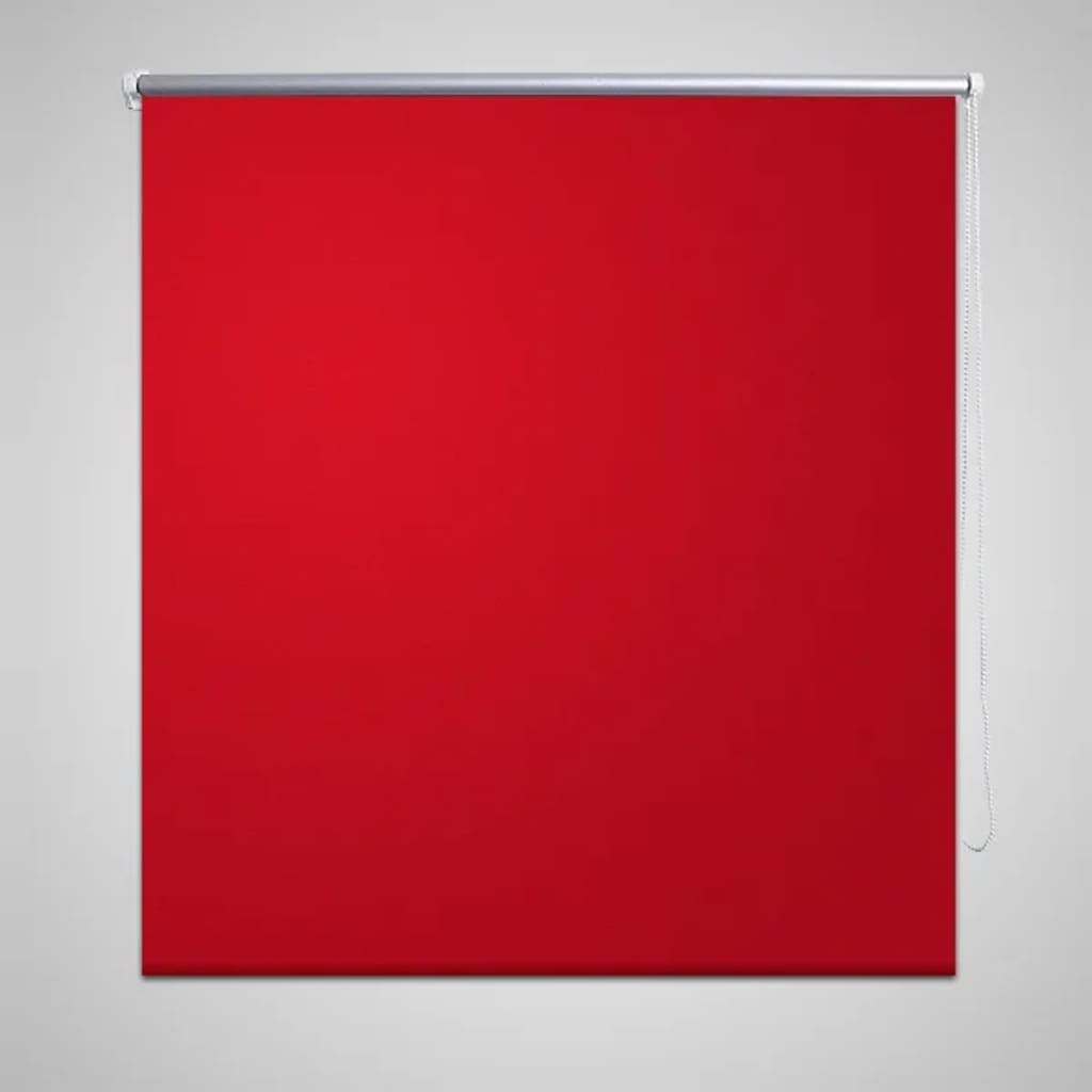 Opaque roller blind, 160 x 175 cm, red