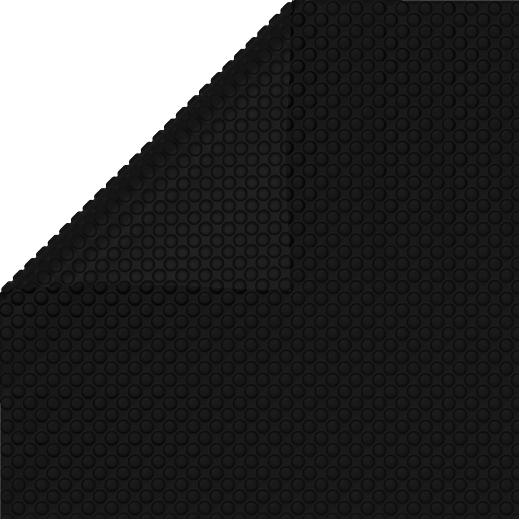 Square solar foil for pool water heating 6 x 4 m, Black