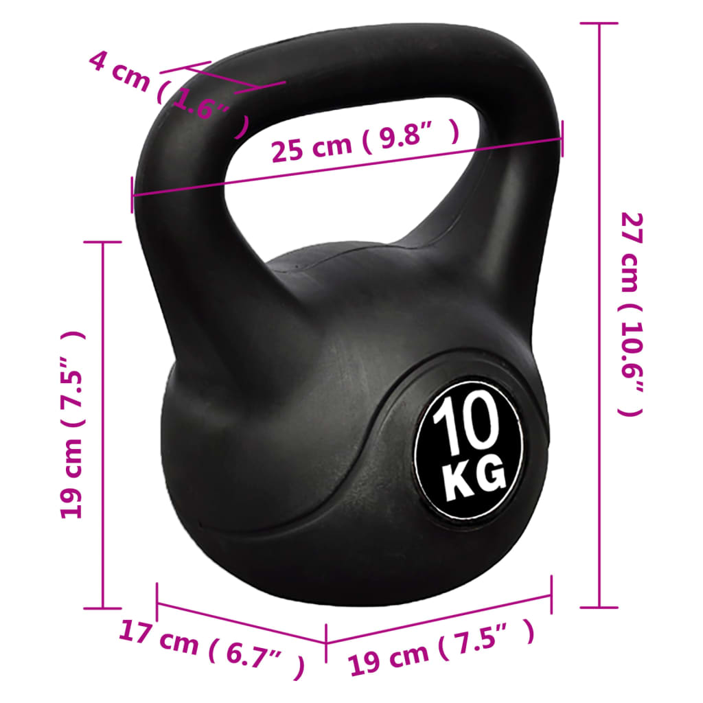 Kettlebell 10 kg ball weight with handle