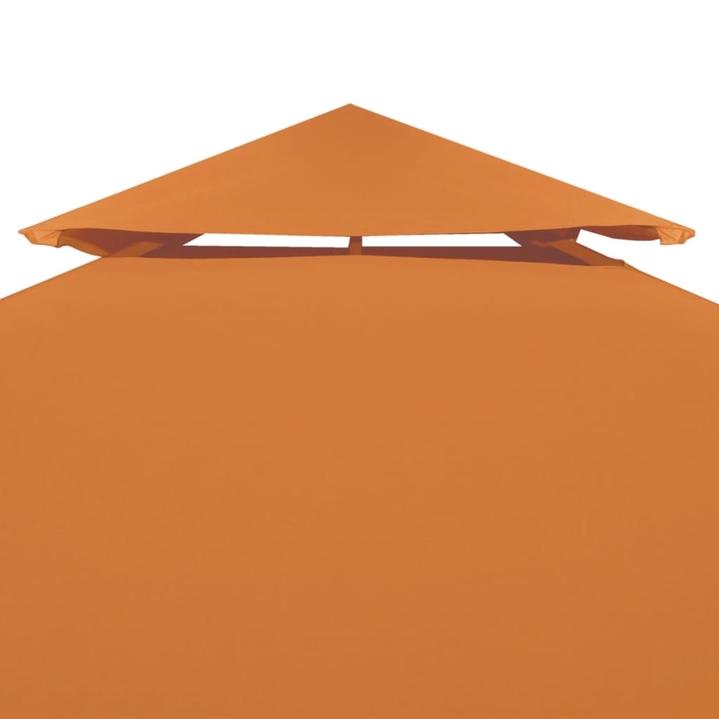 Copertină rezervă acoperiș pavilion portocaliu 3x4 m 310 g/m²