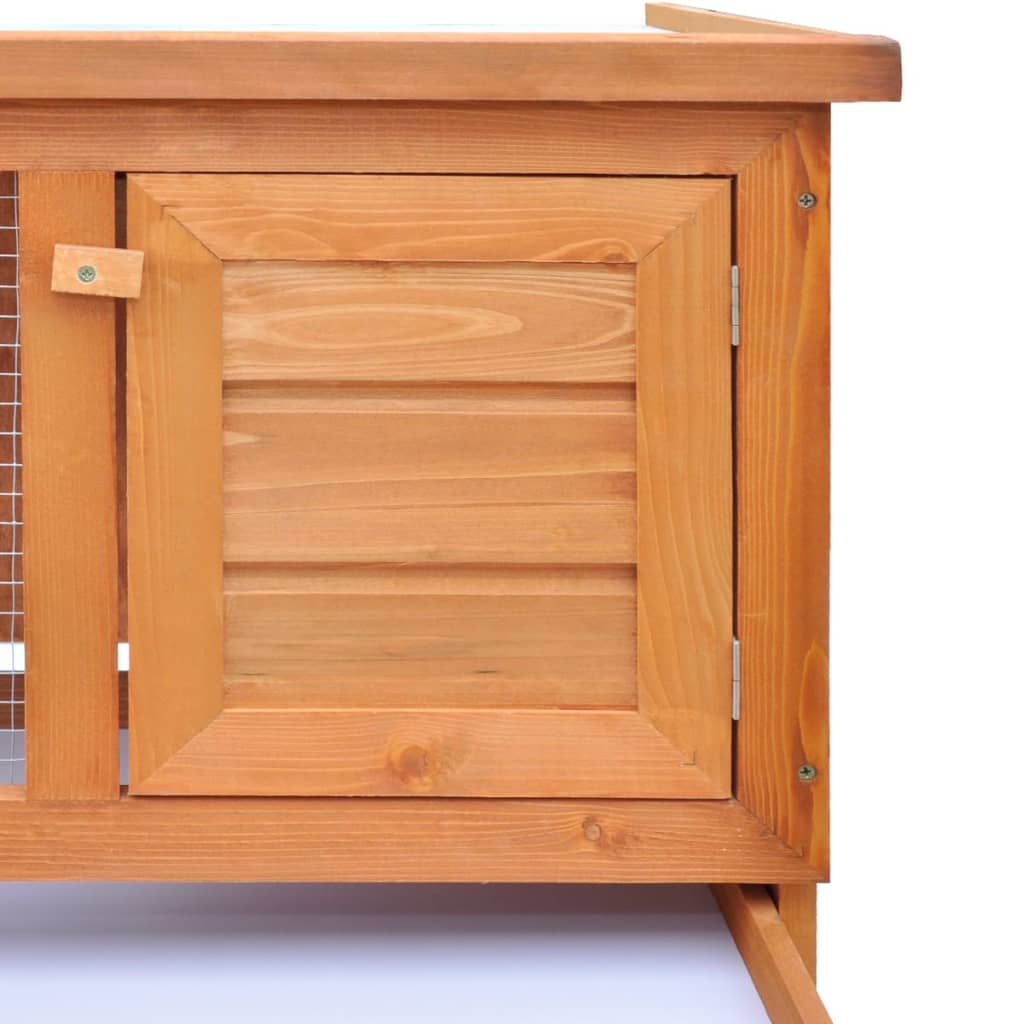 Rabbit cage small animal shelter cage, 1 level, wood