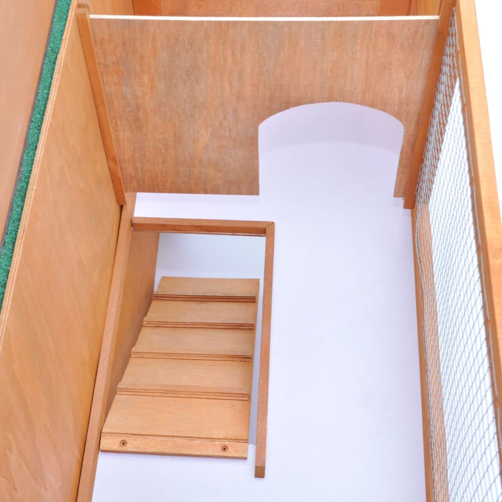 Outdoor rabbit cage small animal shelter cage, 1 door, wood