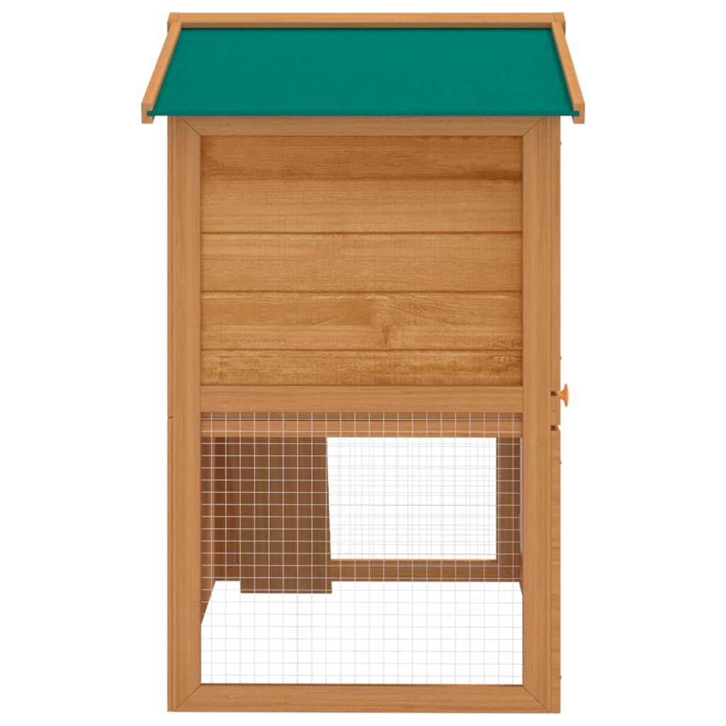 Outdoor rabbit cage small animal shelter cage 3 doors wood