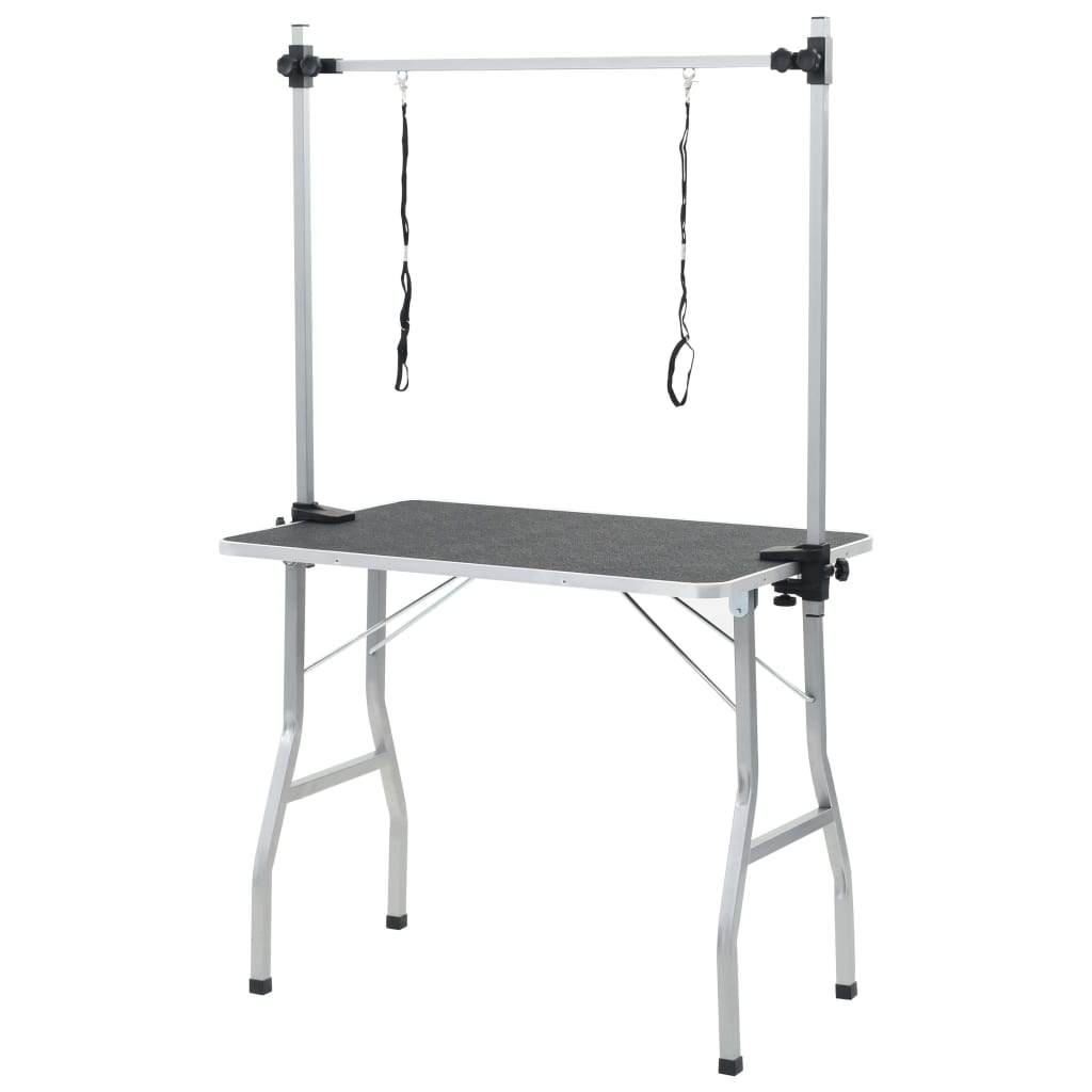 Grooming table for dogs, cats, pets, 2 leashes