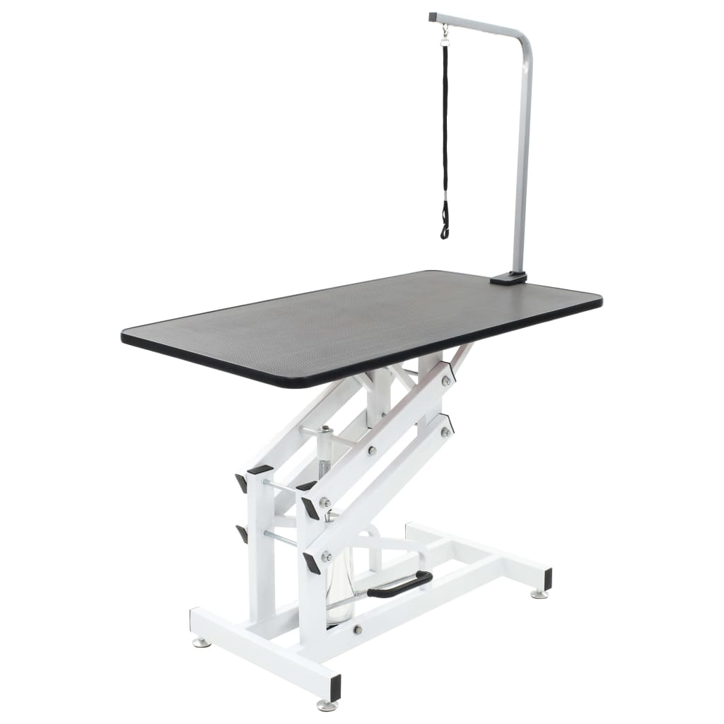Hydraulic dog toilet table, swivel, adjustable