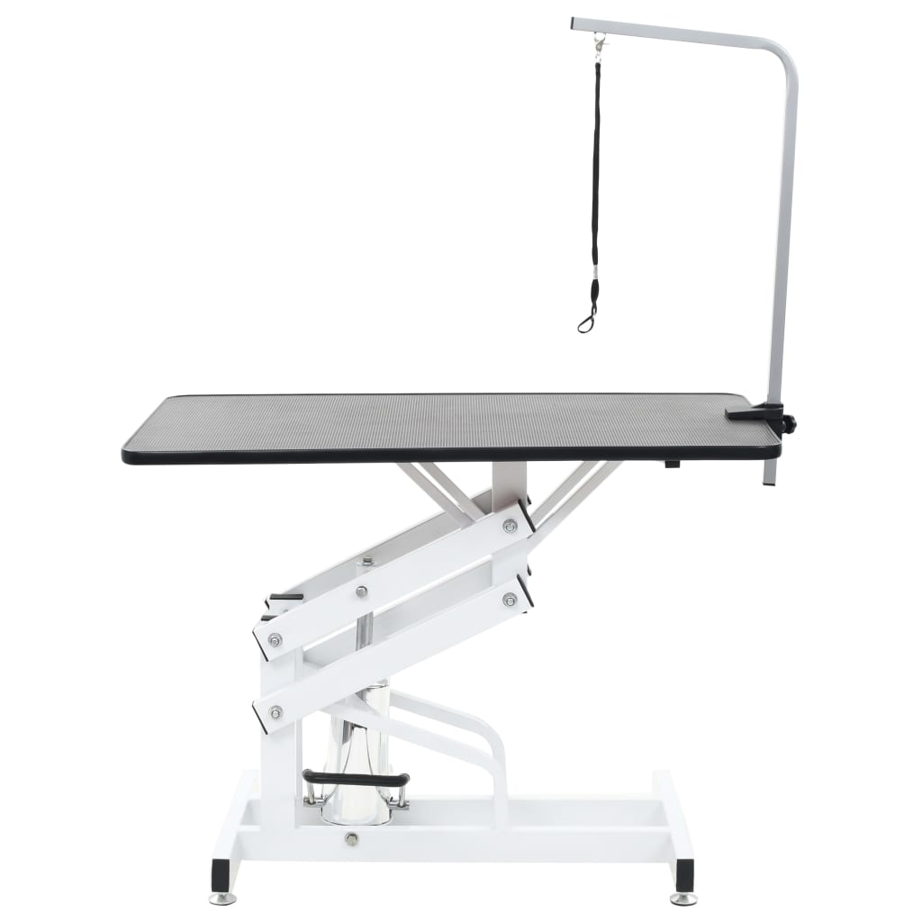 Hydraulic dog toilet table, swivel, adjustable