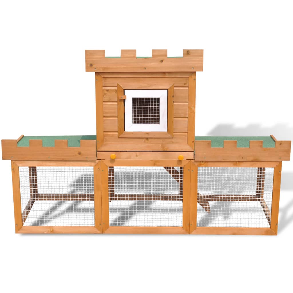 Large outdoor pet rabbit cage