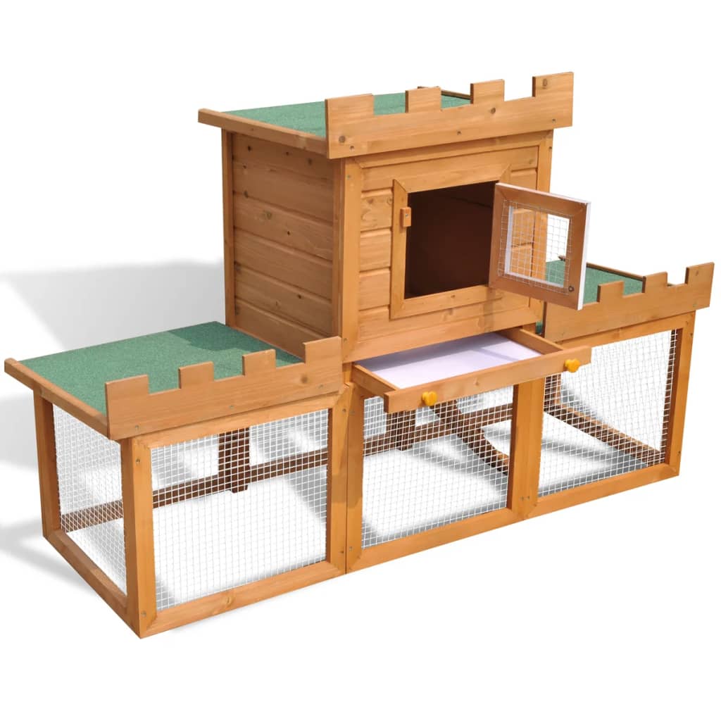 Large outdoor pet rabbit cage