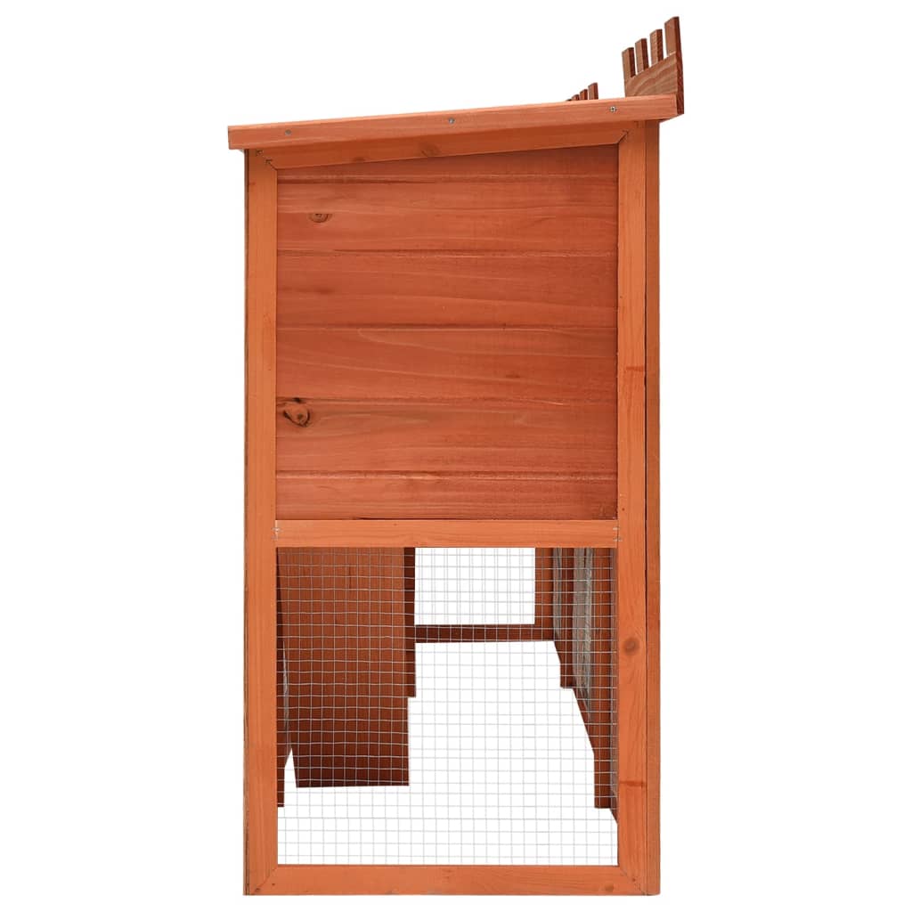 Rabbit cage double outdoor pet cage