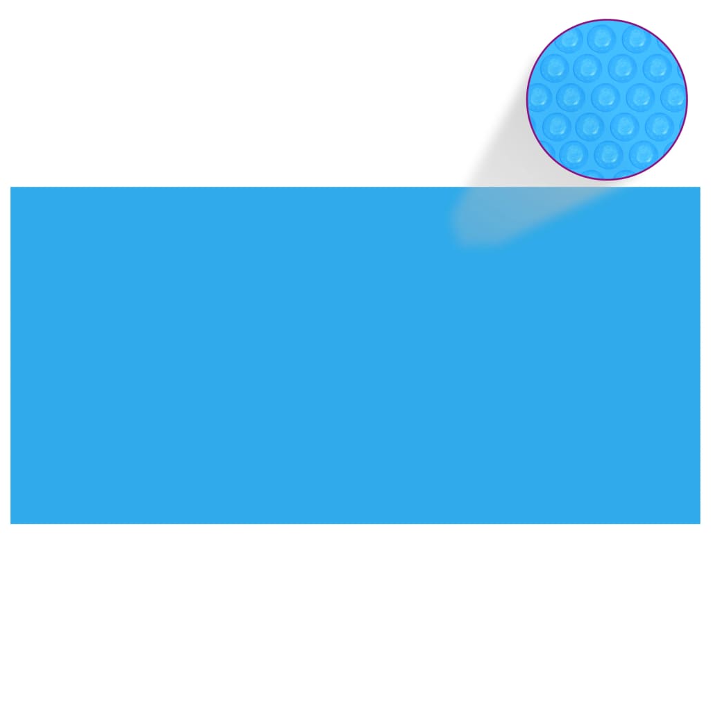 Rectangular PE pool liner, 450 x 220, blue