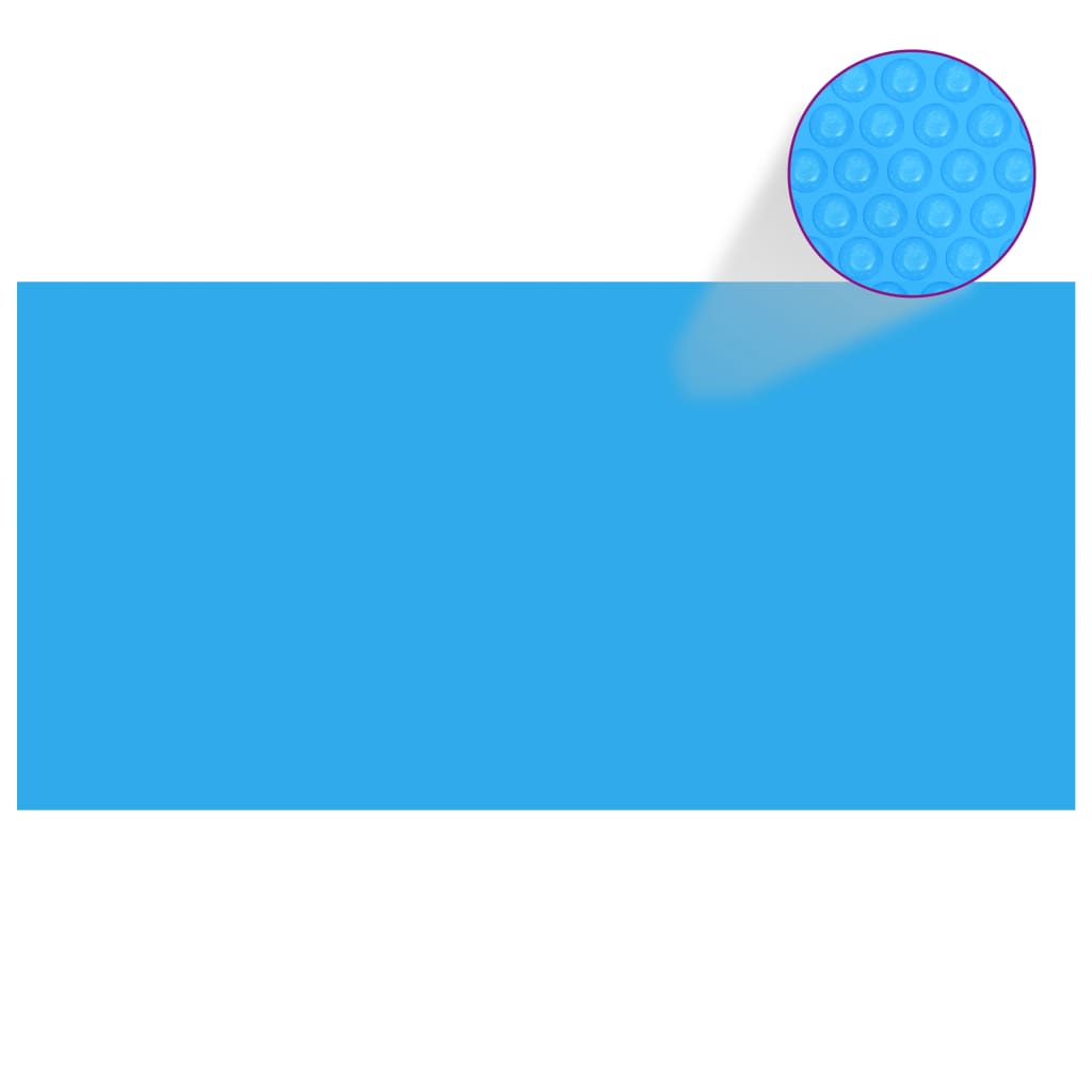 Rectangular PE pool liner, 549 x 274 cm, blue