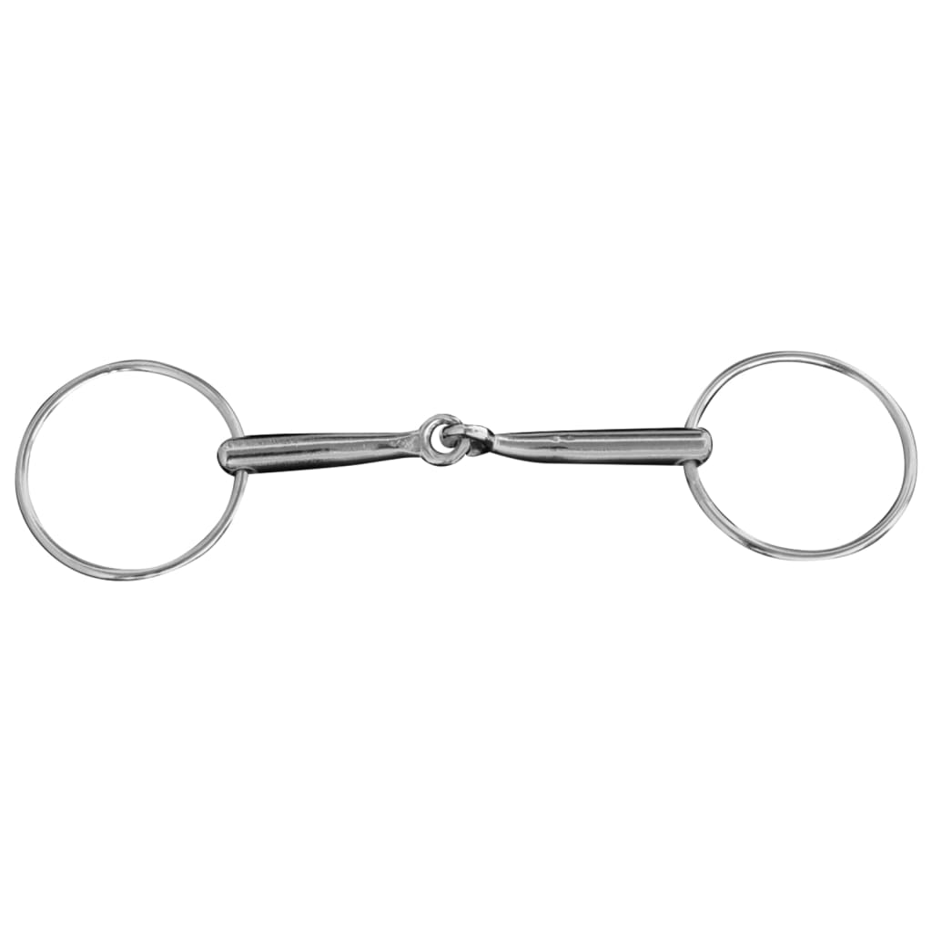 Pony leather bridle with hook and loop, black