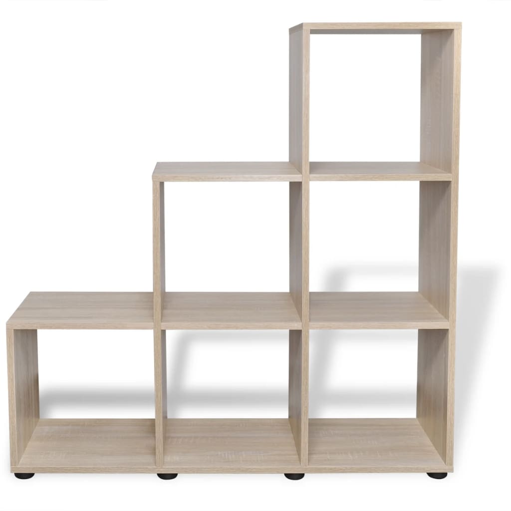 Bibliotecă în trepte / Raft de expunere 107 cm Stejar
