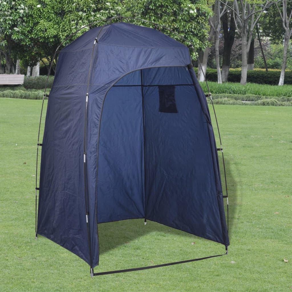 Shower/toilet/wardrobe tent, blue