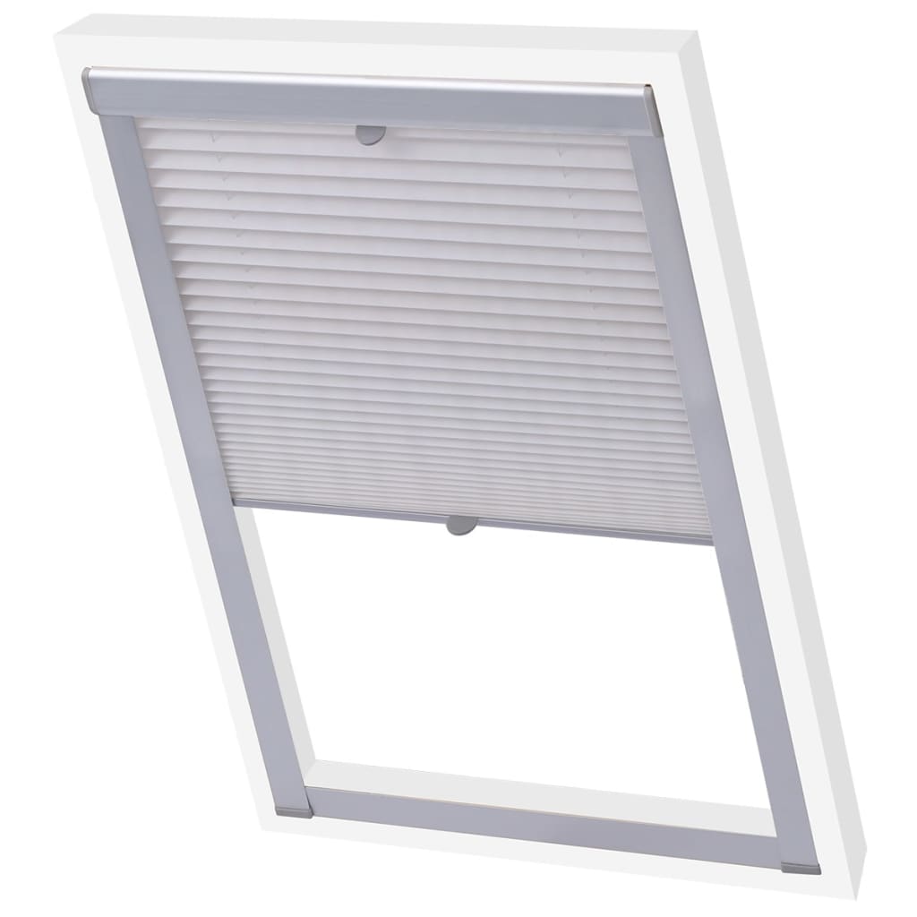 Pleated blinds 104, white