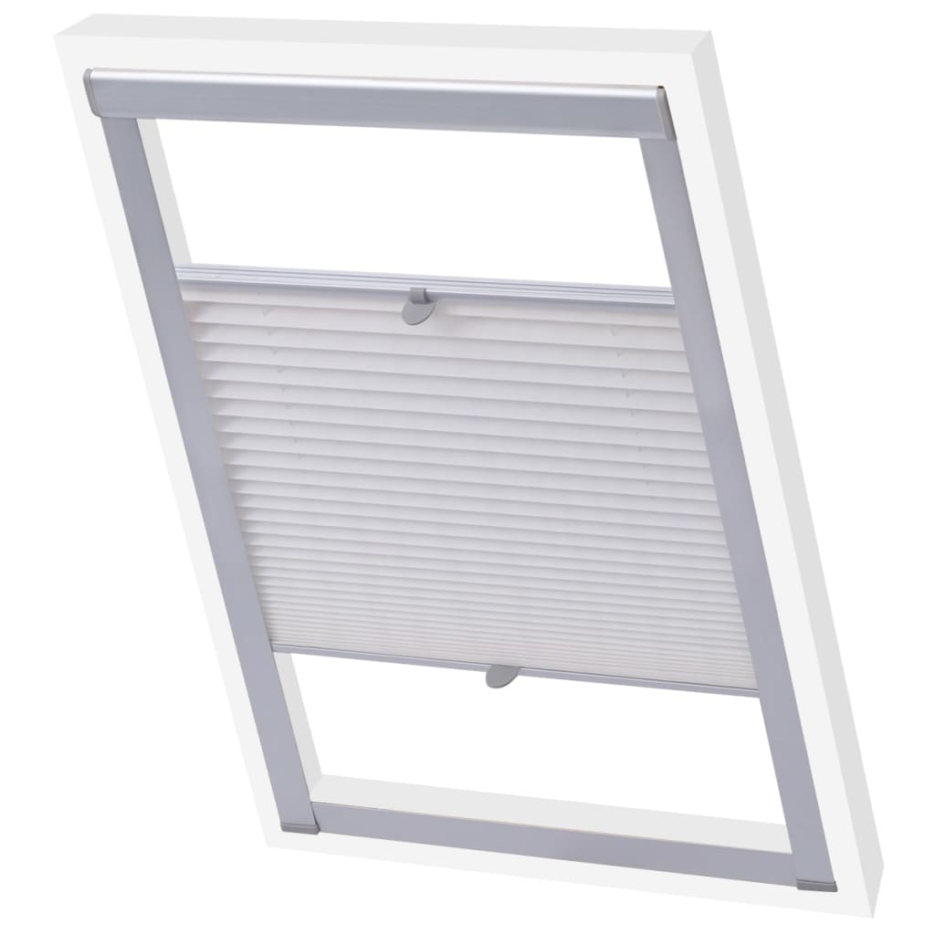Pleated blinds P06/406, white