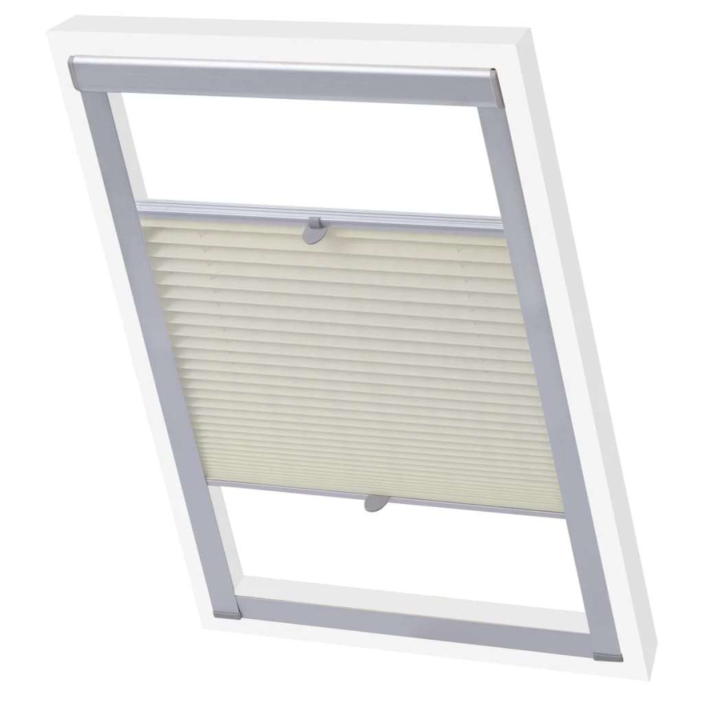 Pleated blinds U08/808, cream